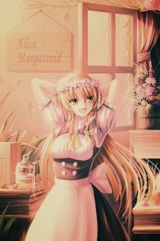 Анимешное утро обои