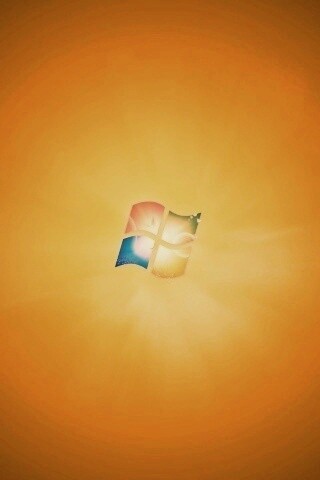 Сочный зеленый логотип Windows 7 обои