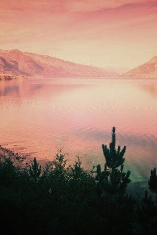 Безмятежное озеро в Новой Зеландии обои