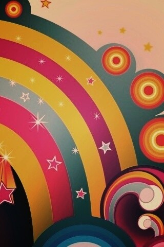 Векторные радуги обои