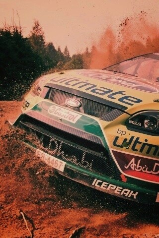 Форд учавствует в ралли обои