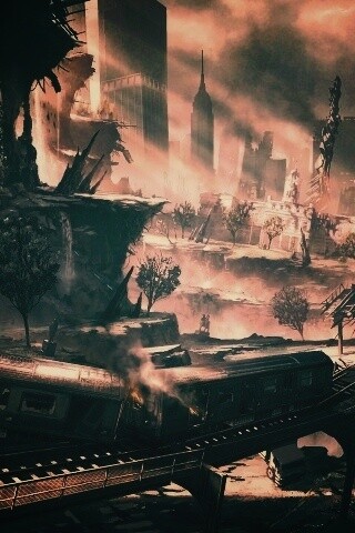 Развалины Нью-Йорка обои