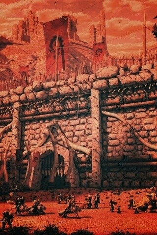 Крепость орков обои