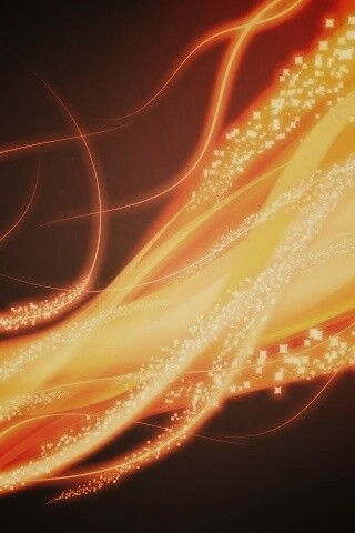 Волна пламенной энергии обои