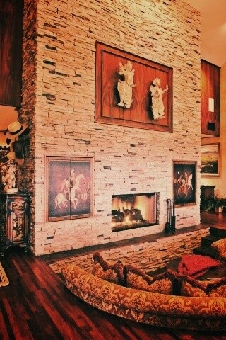 Интерьер гостинной обои