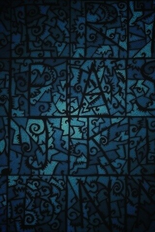 Витражные буквы обои