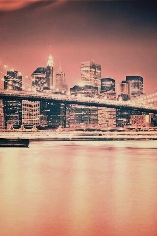 Огни ночного города обои