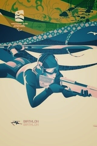 Олимпиада в Ванкувере 2010: Биатлон обои