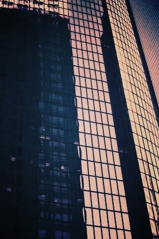 Стеклянная стена небоскреба обои