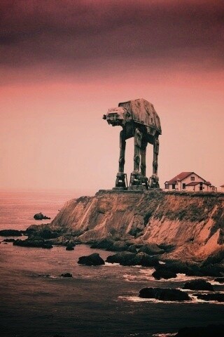 Звездные войны в нашем мире обои