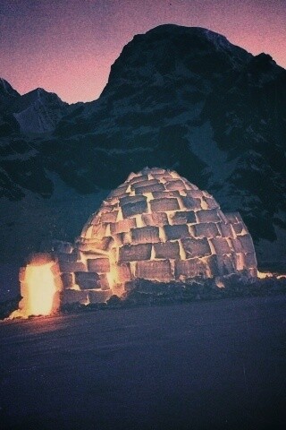 Иглу изо льда обои