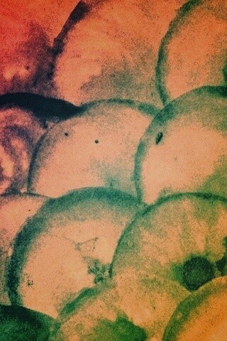 Радужные круги обои