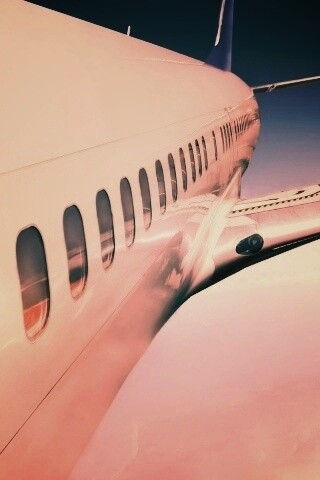 Вид на борт самолёта обои