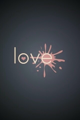 Надпись Любовь обои