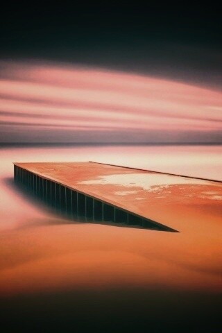 Пирс на пляже обои