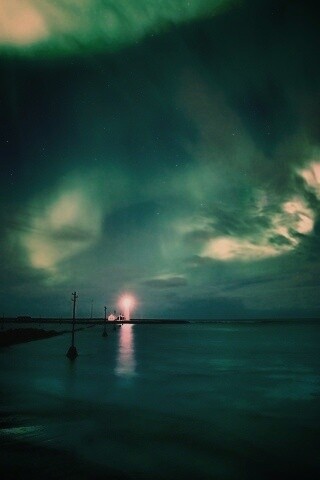 Ночь на севере обои