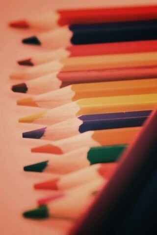 Цветные карандаши обои