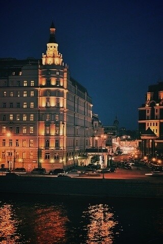 Ночной город обои