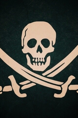 Пиратский флаг обои