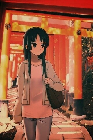 Акияма Мио обои