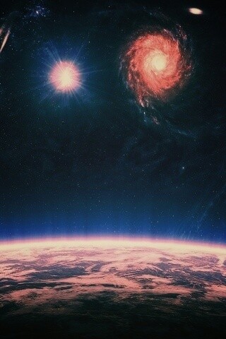 Бесконечный черный космос обои