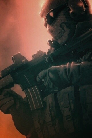 Солдат в маске обои