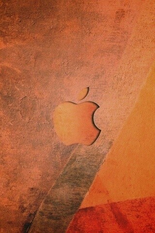 Стилизованное яблоко обои