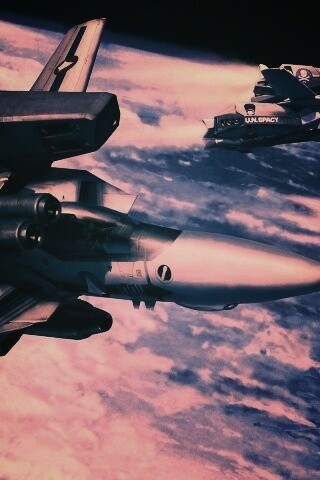 Эскадрилия легких космических истребителей обои