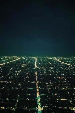 Вид на город с высоты обои