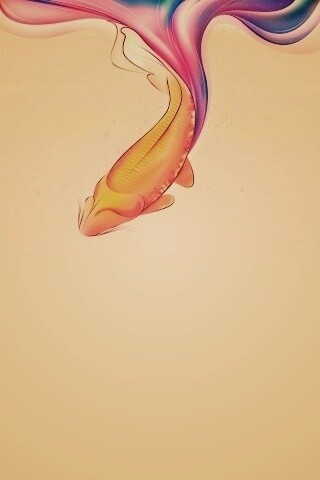 Золоая рыбка  обои