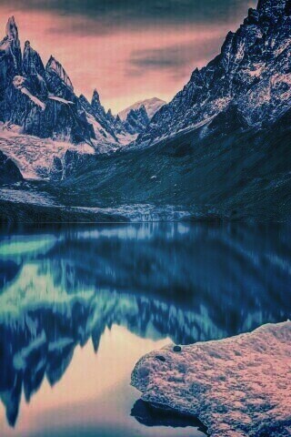 Горное озеро обои