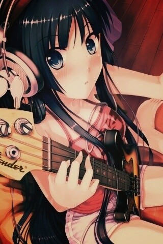 Лоли с гитарой обои