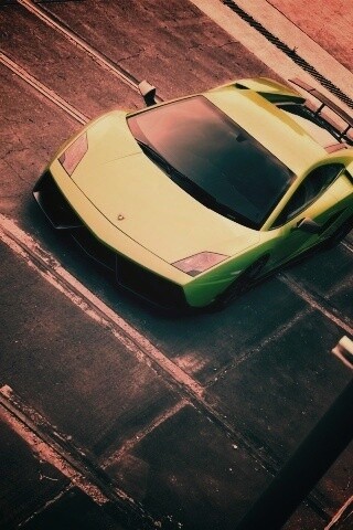 Зелёный Ламбо обои