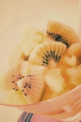 Мороженое с киви обои