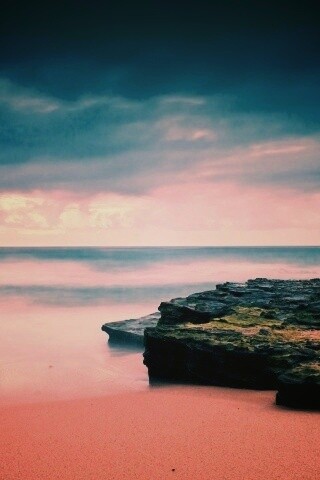 На берегу обои