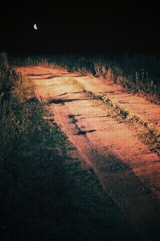 Ночная дорога обои