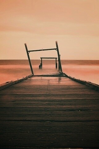 Мостки до горизонта обои