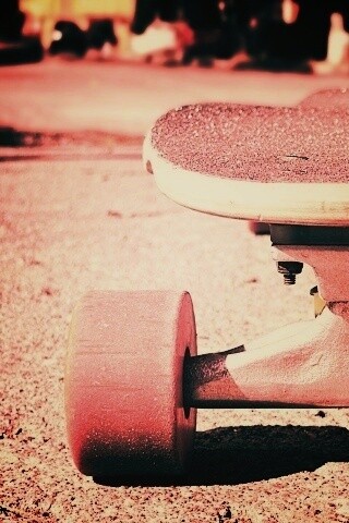 Скейтборд на солнце обои