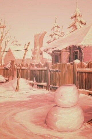 Снеговик обои