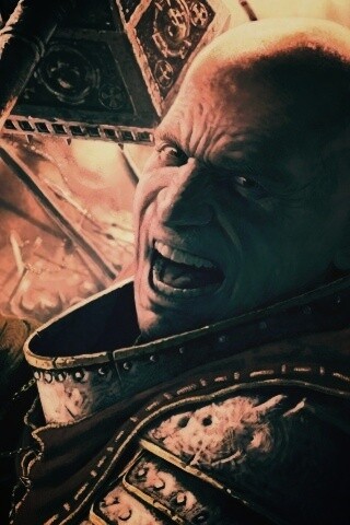 Воин с боевым молотом обои