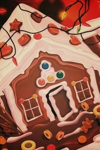 Пряничный домик обои