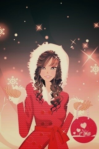 Модный новый год обои