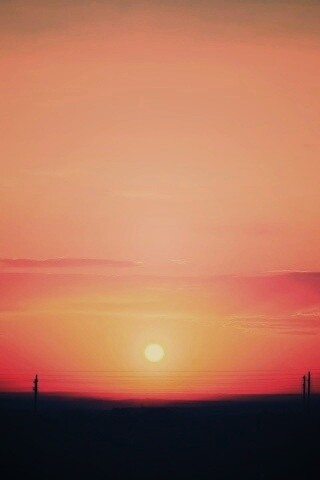 Сказочный закат обои