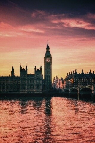 Биг-Бен на берегу Темзы обои