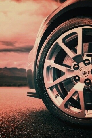 Колесо кадиллака обои