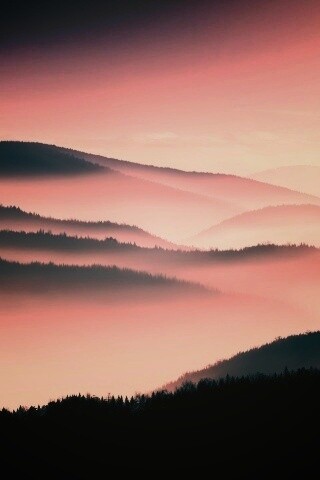 Туманные горы обои