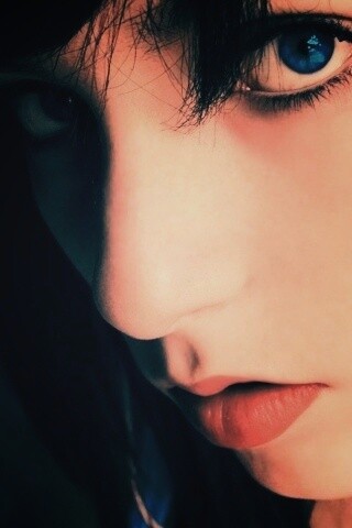 Наушники и девушка обои