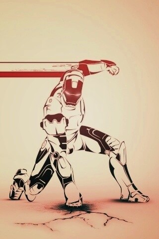 Векторный Железный Человек обои