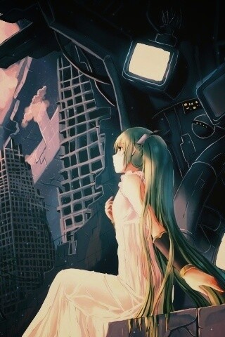 Вокалоид Hatsune Miku обои