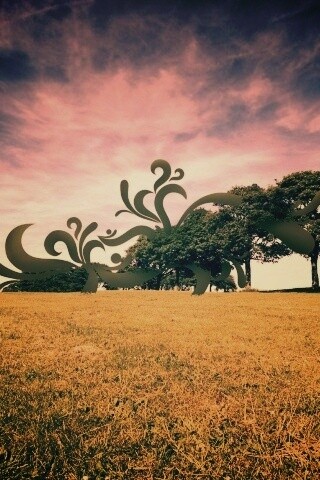 На равнине обои